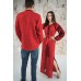 Embroidered Man&Woman Set "Fantasy" red